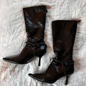 Vintage Gucci Boots, Leather, Size 38.5